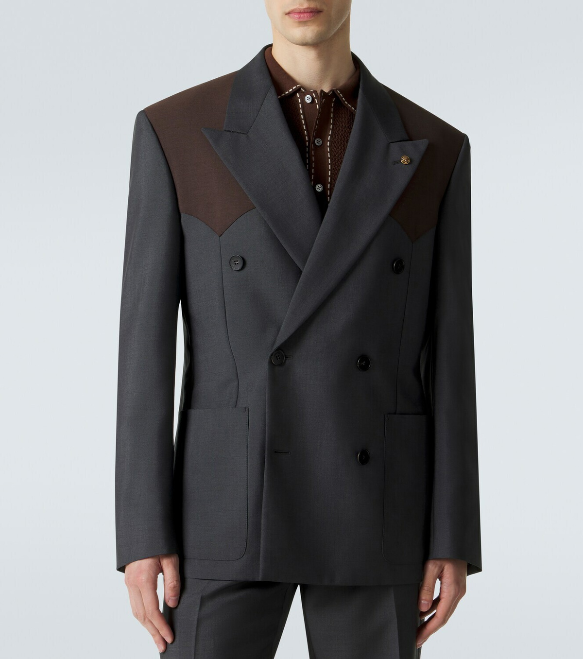 Versace Medusa wool and mohair blazer Versace