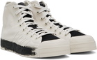 Y-3 Off-White & Black Nizza Hi Sneakers