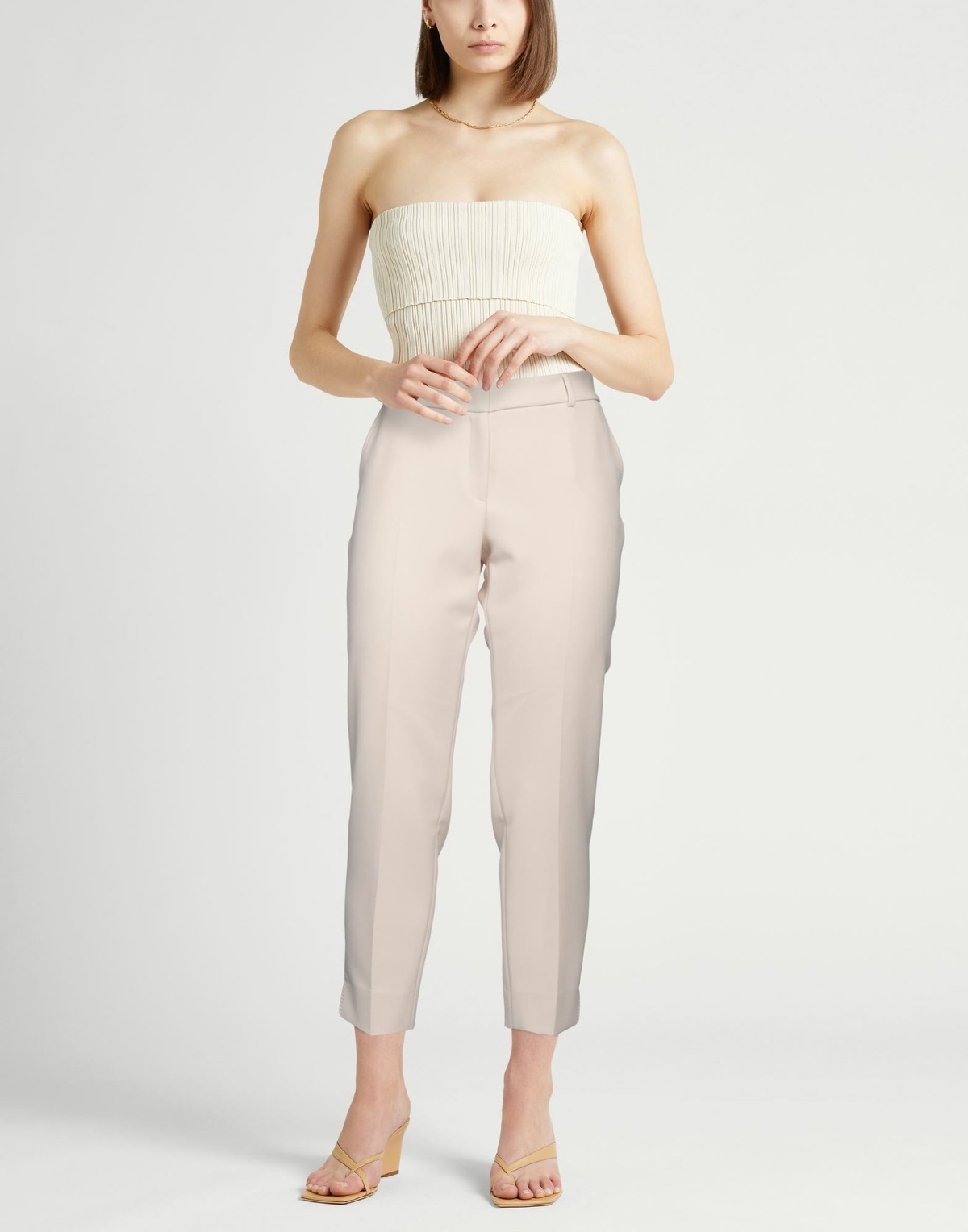 Peserico Icon 4718 Womens Pants Light in Pink