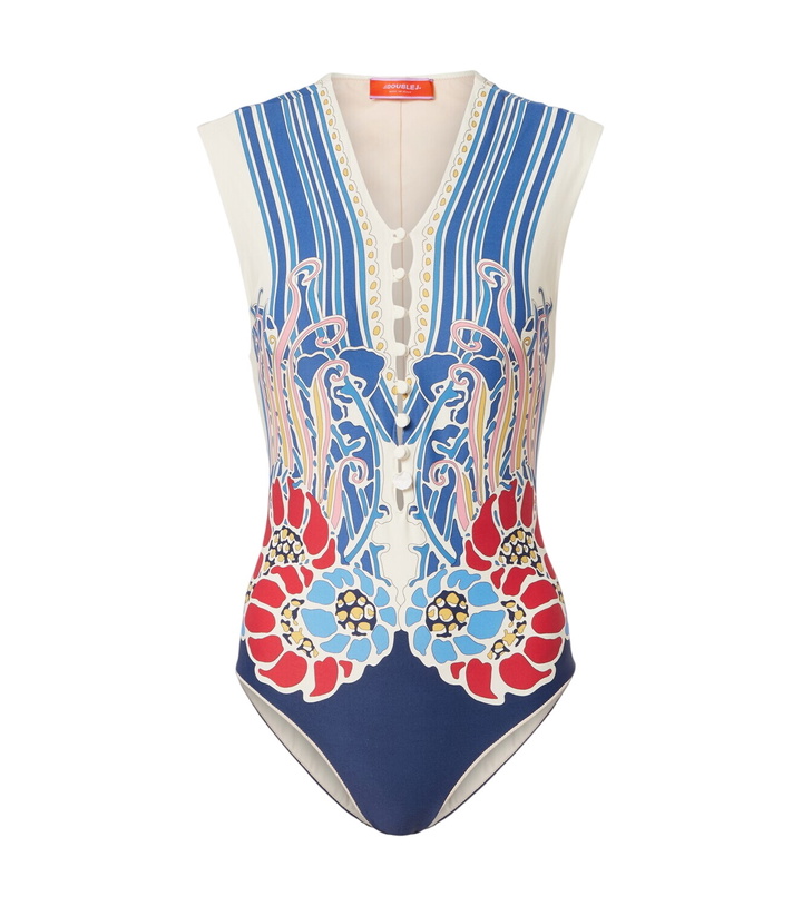 Photo: La DoubleJ Tutto Suit printed swimsuit