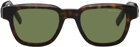 Montblanc Tortoiseshell Sqaure Sunglasses