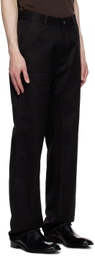 Filippa K Black Relaxed-Fit Trousers
