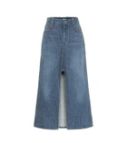 Chloe - Denim midi skirt