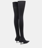 Victoria Beckham 45 jersey over-the-knee boots