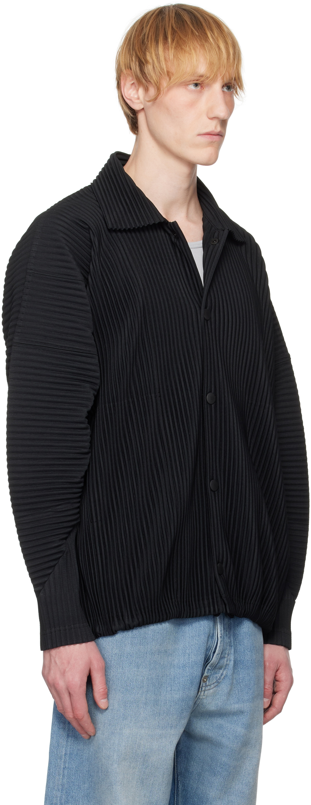 HOMME PLISSÉ ISSEY MIYAKE Black Monthly Color March Jacket Homme