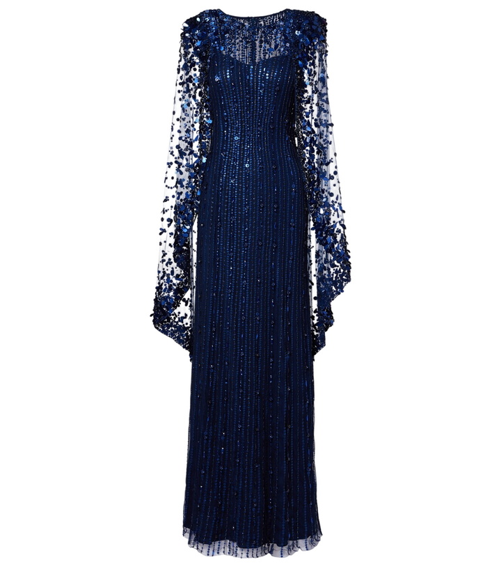 Photo: Jenny Packham Caped embellished gown