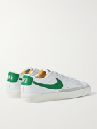 NIKE - Blazer Low '77 Suede-Trimmed Leather Sneakers - White - US 5