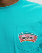 Mitchell & Ness Nba Premium Pocket Tee San Antonio Spurs Green - Mens - Shortsleeves/Team Tees