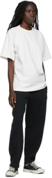 AGOLDE Black 80s Bow Leg Lounge Pants