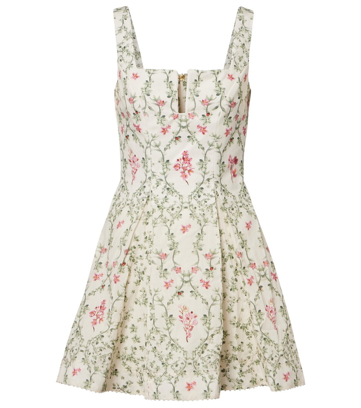 Photo: Agua by Agua Bendita Agua floral cotton minidress