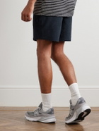 Outerknown - High-Tide Straight-Leg Organic Cotton-Blend Jersey Drawstring Shorts - Blue