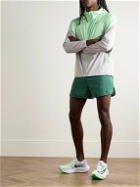 Nike Running - Run Division Straight-Leg Dri-FIT ADV Seersucker Drawstring Shorts - Green