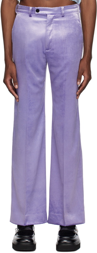 Photo: Marni Purple Flared Trousers
