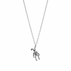 Ambush Men's Bunny Charm Necklace in Silver