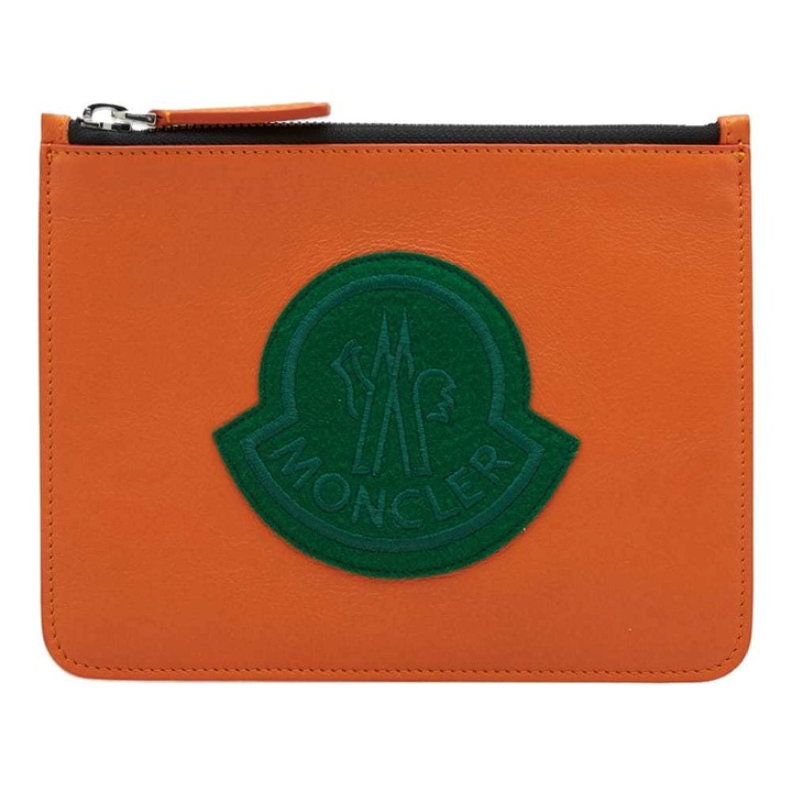 Photo: Moncler Small Oversized Logo Pouch