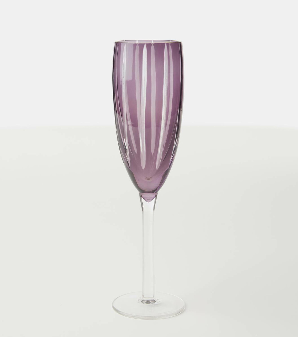 Polspotten Cuttings set of 6 champagne flute glasses