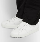 Valentino - Valentino Garavani Open Rockstud Leather Sneakers - White