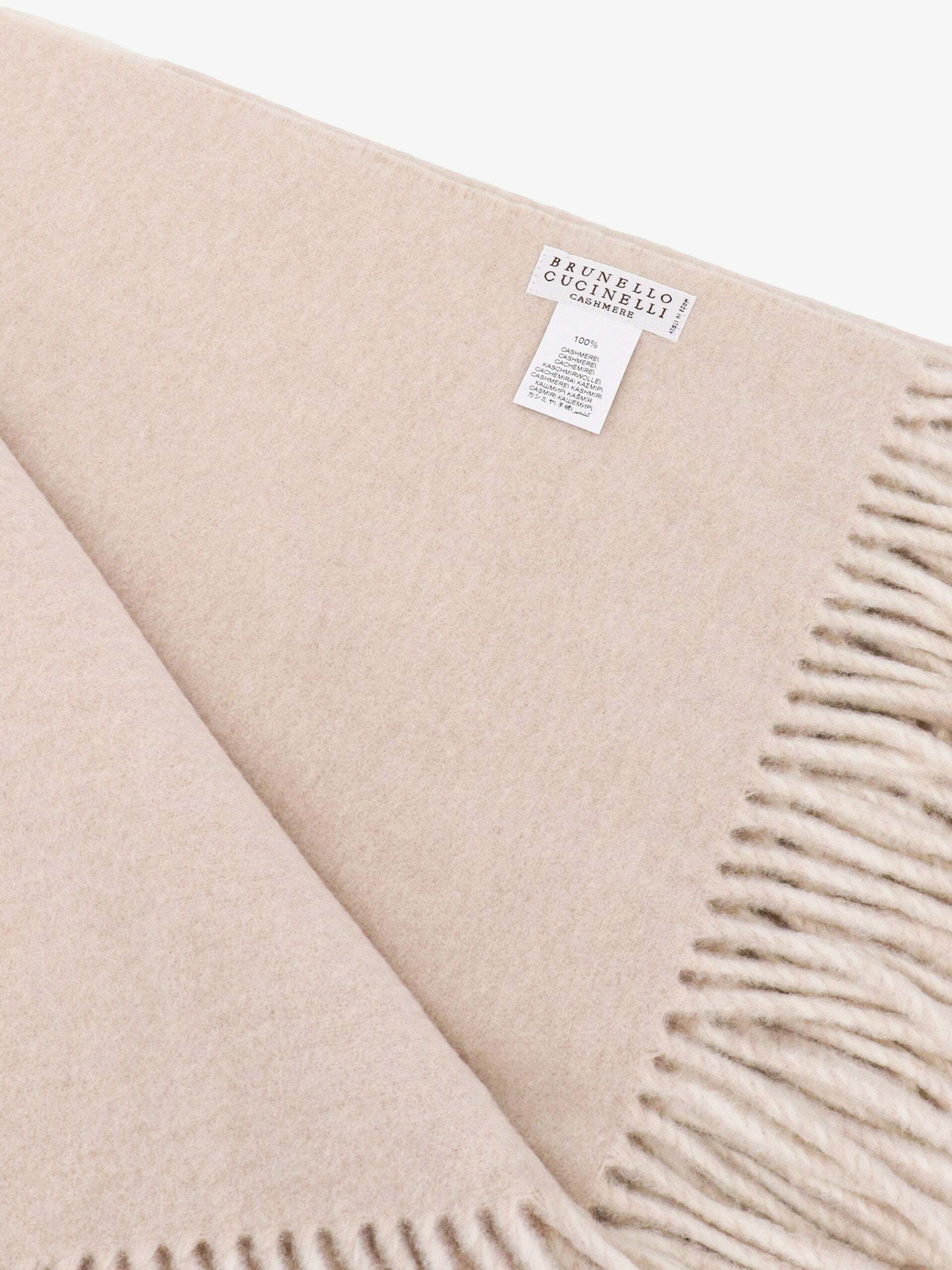 Brunello Cucinelli   Small Blanket Beige   Unisex