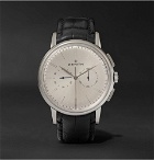 Zenith - Elite Chronograph Classic 42mm Stainless Steel and Alligator Watch - Silver