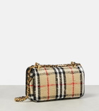 Burberry Lola Mini checked crossbody bag
