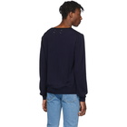 Maison Margiela Navy Decortique Sweater