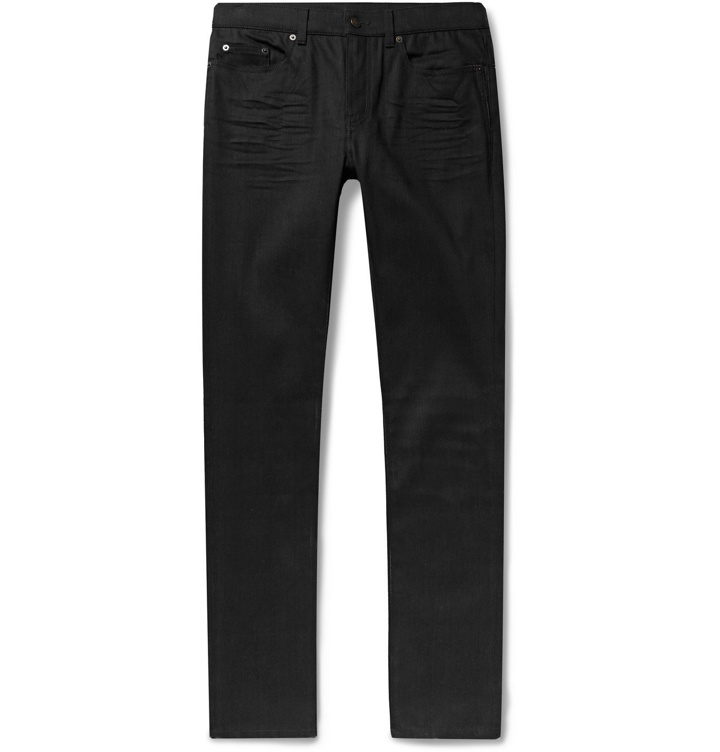 Photo: SAINT LAURENT - Stretch-Denim Jeans - Black