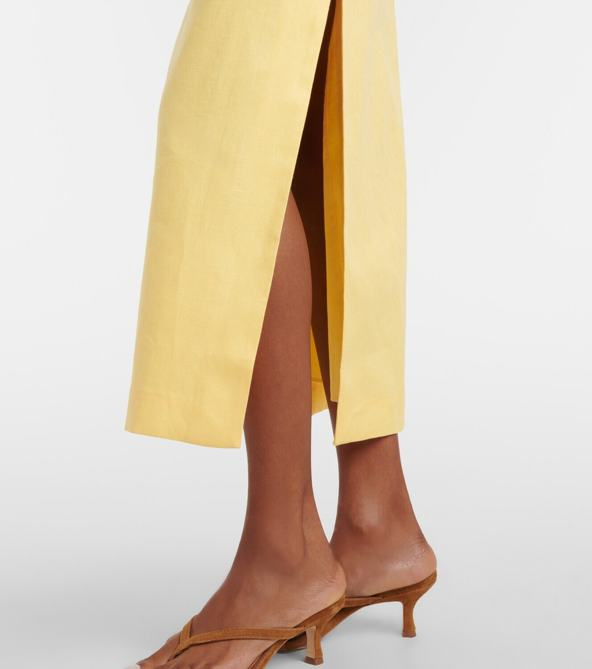 SIR Linen midi dress