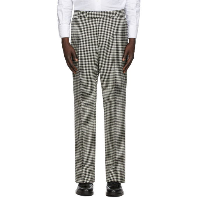 Photo: Thom Browne Black and White Tweed Gun Club Check Hunting Trousers