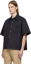Karmuel Young Black Square Transform Shirt