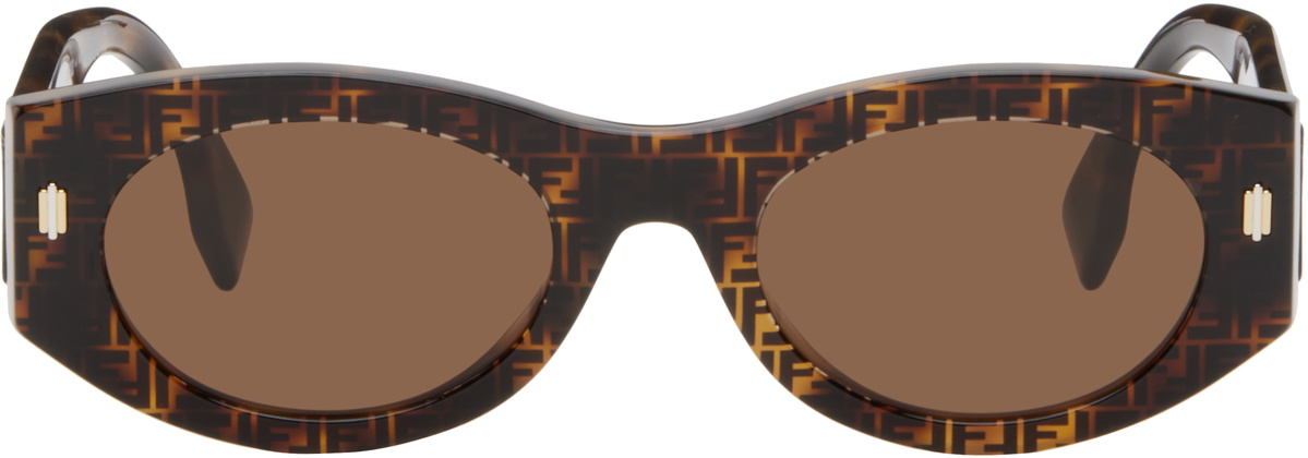 Fendi Brown Fendi Roma Sunglasses Fendi