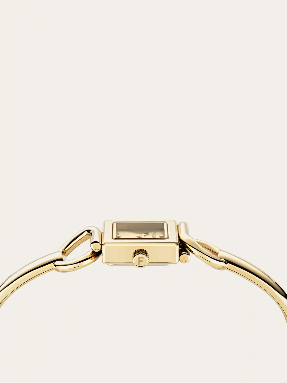 Ferragamo Womens Gancini Bangle watch in Yellow