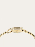 Ferragamo Womens Gancini Bangle watch in Yellow