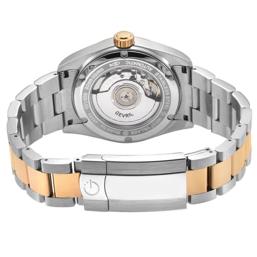 Gevril West Village Automatic Green Dial Mens Watch 48987B