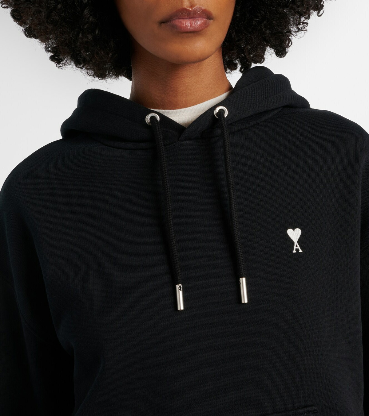 Ami Paris Ami de Cœur cotton jersey hoodie
