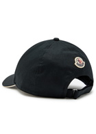 Moncler Logo-embroidered Cotton cap - Black - One Size