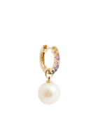 Roxanne First Rainbow 14kt Gold Single Hoop Earring - Multicoloured 1 - One Size