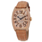 Franck Muller Cintree Curvex Automatic Diamond Watch 7500 SC AT FO D CD 5N