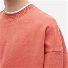 Cole Buxton Men's Warm Up Crew Sweat in Coral