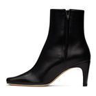 Staud Black Leather Eva Boots