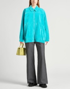 The Elder Statesman Womens Jacket Turquoise