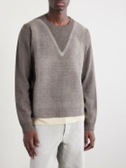 Maison Margiela - Fused Brushed Virgin Wool Sweater - Neutrals