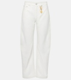 Stella McCartney Embellished barrel-leg jeans