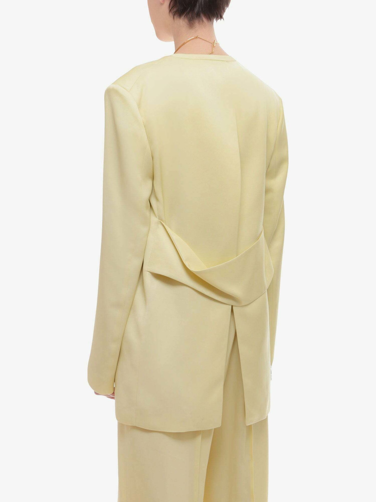 Jil Sander Blazer Yellow Womens Jil Sander