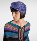 Valentino Escape sequined head wrap