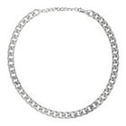 Bottega Veneta Silver Thick Chain Necklace