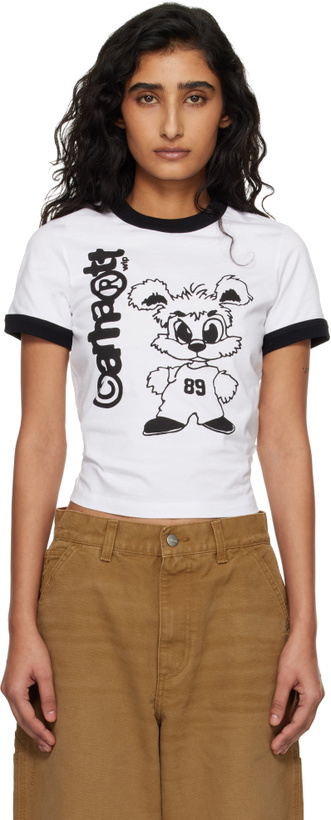 Photo: Carhartt Work In Progress White IP Ringer T-shirt