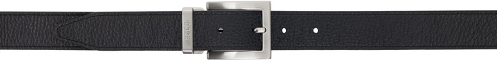 Photo: 032c Black Classic Leather Belt