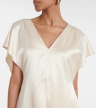 Tove Sara caped satin top