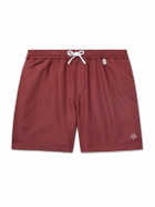 Loro Piana - Bay Straight-Leg Mid-Length Swim Shorts - Red