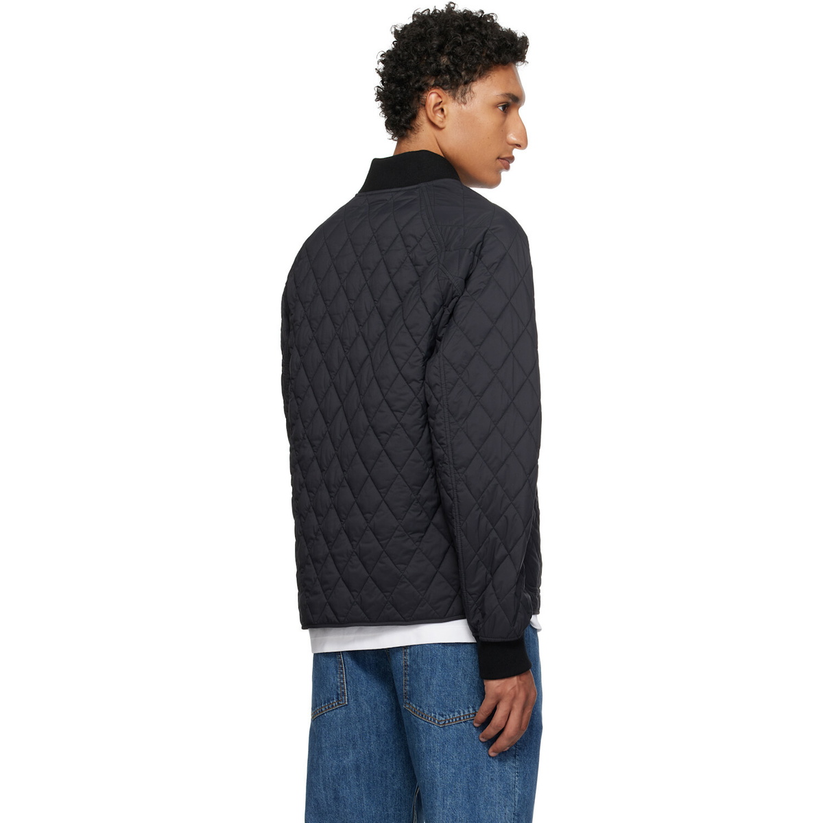 Burberry Black Quilted Nylon Jacket